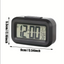 M78 Digital LED Clock | Temperature Sensor | Night Light Sensor | Black